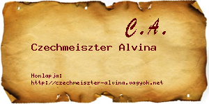 Czechmeiszter Alvina névjegykártya